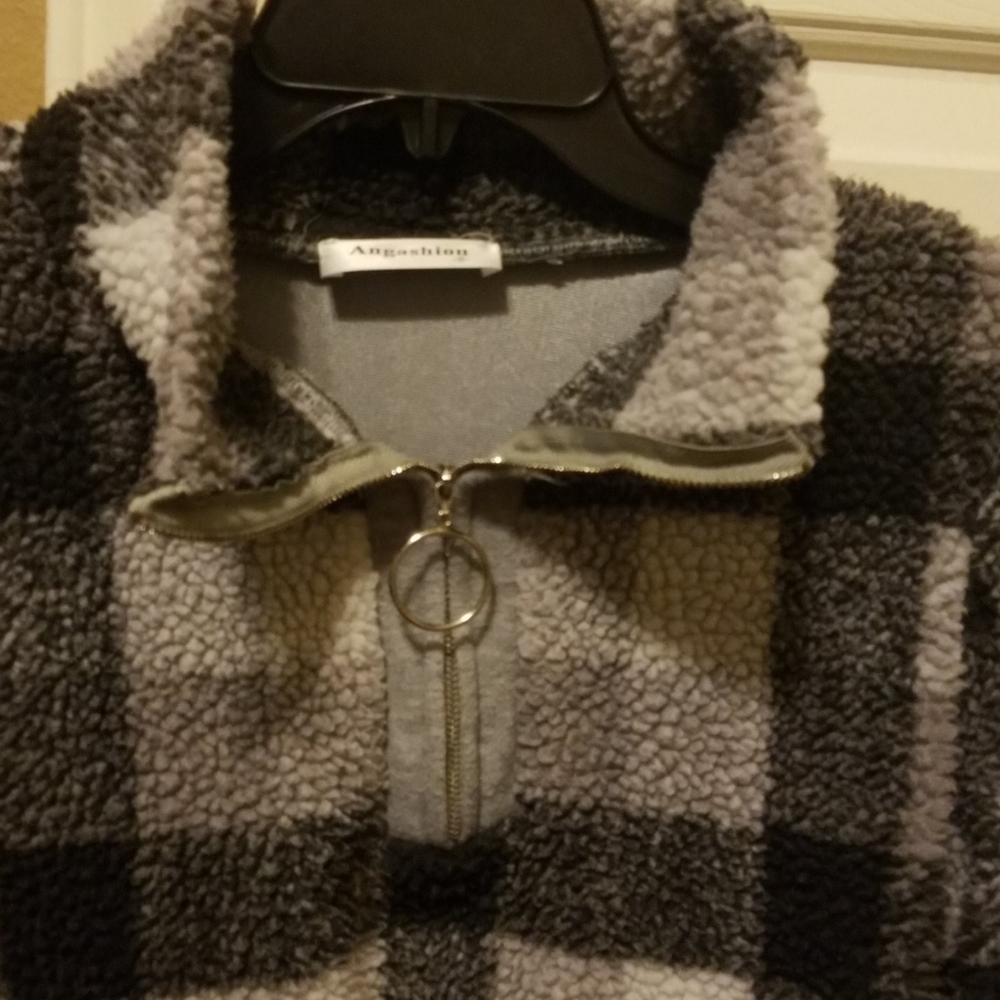 Gray Plaid Jacket